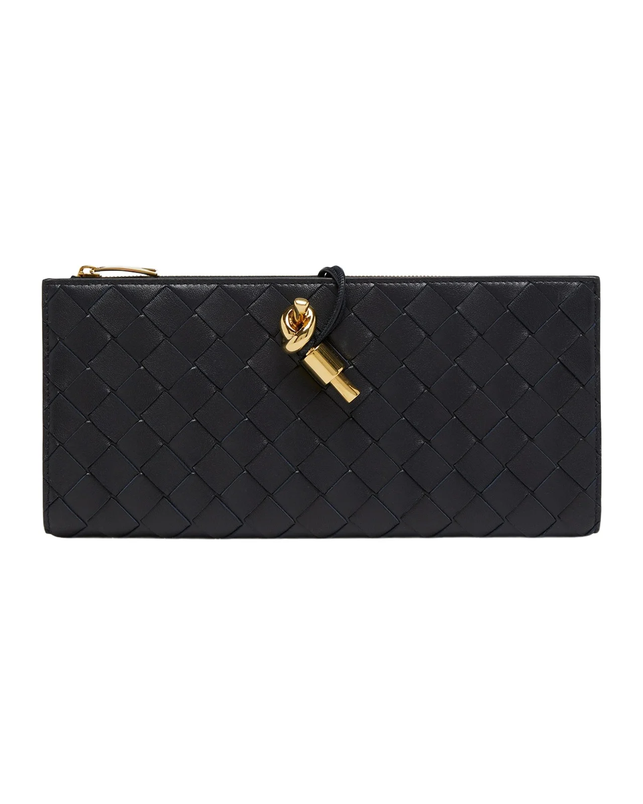 Andiamo Intrecciato Leather Wallet Organizer