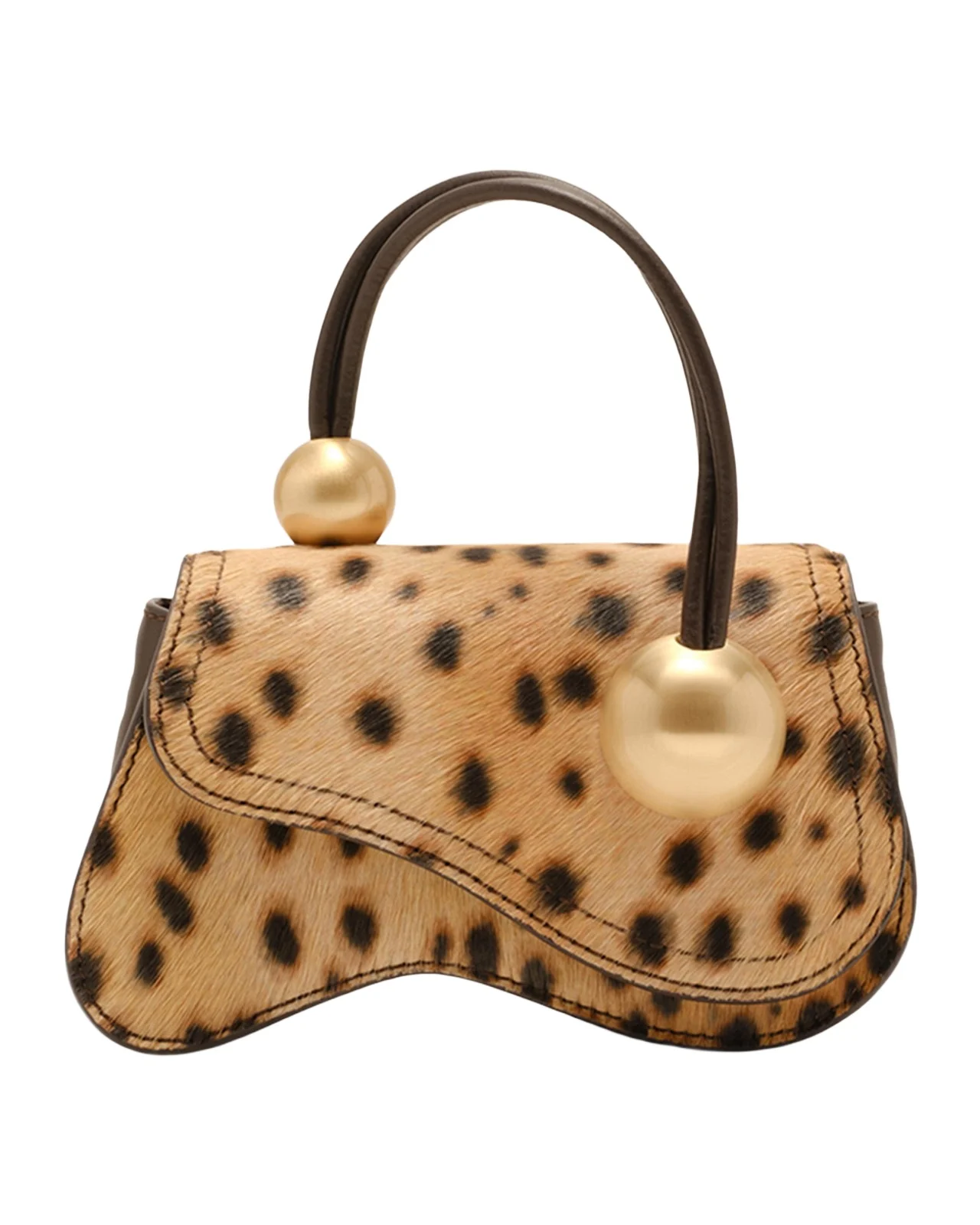 Kazia Nano Cheetah Print Hair-On-Hide Crossbody Bag