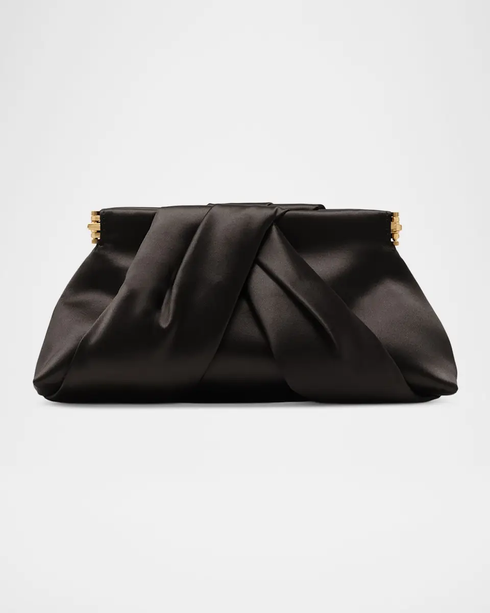 Cult Gaia Lia Mini Pleated Satin Clutch | Thumbnail 4 Cult Gaia Lia Mini Pleated Satin Clutch | Thumbnail 4