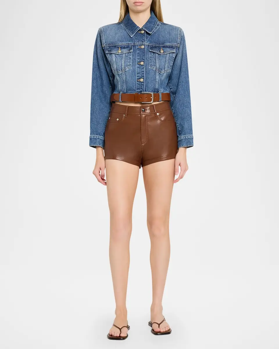 Cinq à Sept Graciel Denim Jacket with Belt | Thumbnail 2 Cinq à Sept Graciel Denim Jacket with Belt | Thumbnail 2
