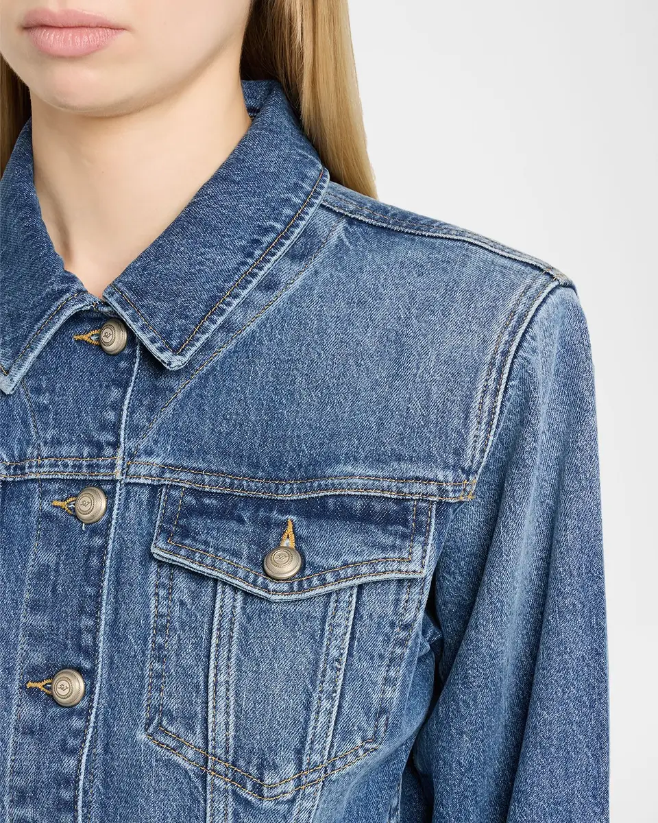 Cinq à Sept Graciel Denim Jacket with Belt | Thumbnail 5 Cinq à Sept Graciel Denim Jacket with Belt | Thumbnail 5