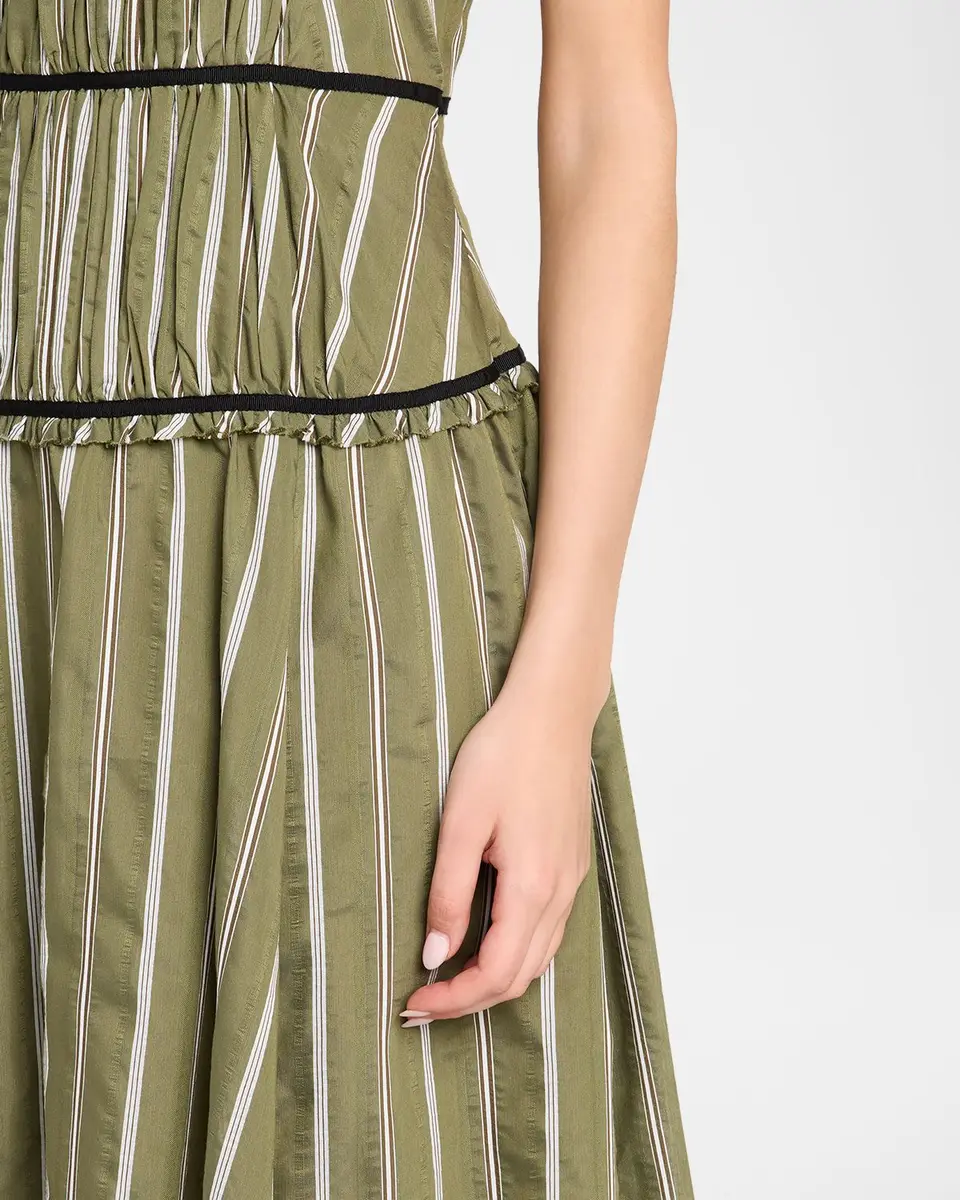 Cinq à Sept Celia Striped Maxi Dress | Thumbnail 5 Cinq à Sept Celia Striped Maxi Dress | Thumbnail 5
