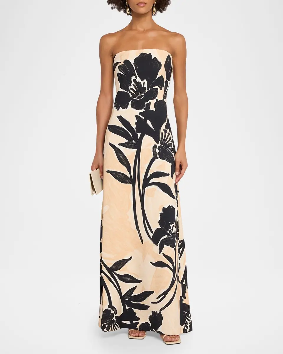 Cara Cara Benita Strapless Maxi Dress | Thumbnail 2