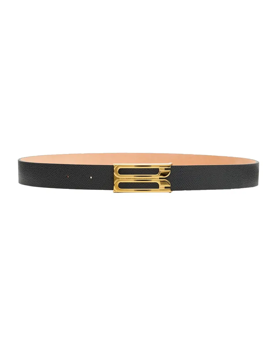 Victoria Beckham Dorian Frame Belt in Croc-Embossed Leather | Thumbnail 3 Victoria Beckham Dorian Frame Belt in Croc-Embossed Leather | Thumbnail 3