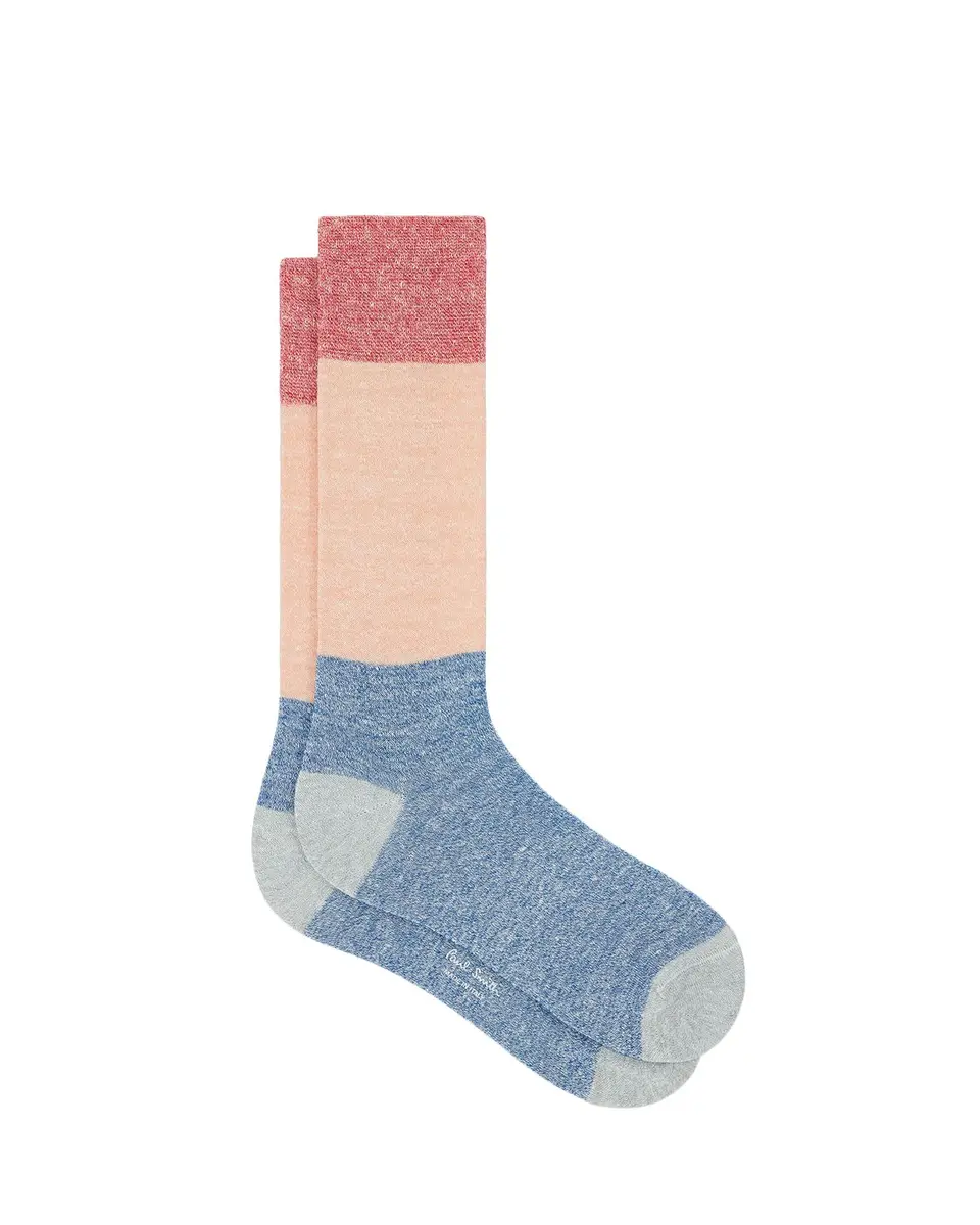 Paul Smith Men's Color Block Line Mid-Calf Socks | Thumbnail 3 Paul Smith Men's Color Block Line Mid-Calf Socks | Thumbnail 3