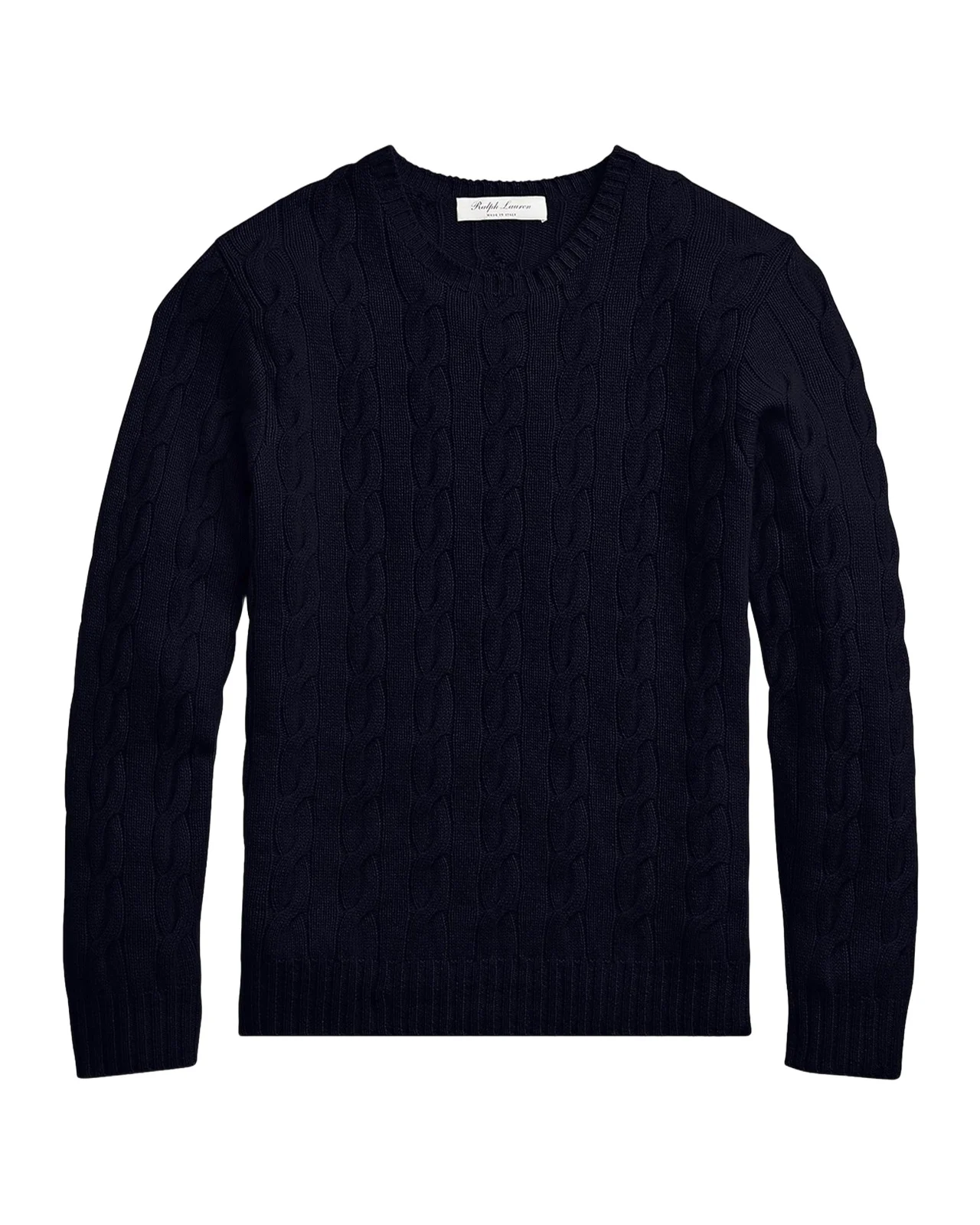 Men's Cable-Knit Cashmere Sweater Men's Cable-Knit Cashmere Sweater