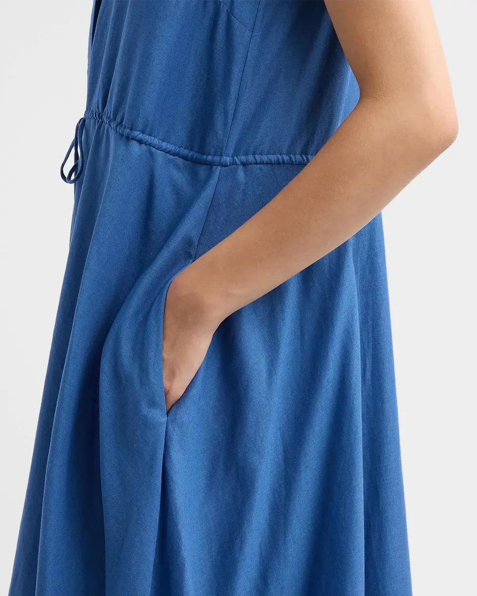 Toccin Tiana Linen-Cotton Drawstring Shirtdress | Thumbnail 4 Toccin Tiana Linen-Cotton Drawstring Shirtdress | Thumbnail 4