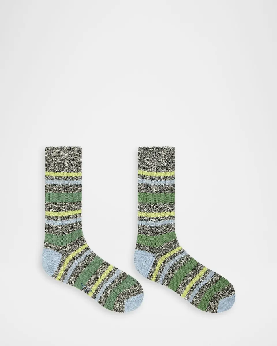 Paul Smith Men's Odin Chunky Ribbed Mid-Calf Socks | Thumbnail 2 Paul Smith Men's Odin Chunky Ribbed Mid-Calf Socks | Thumbnail 2