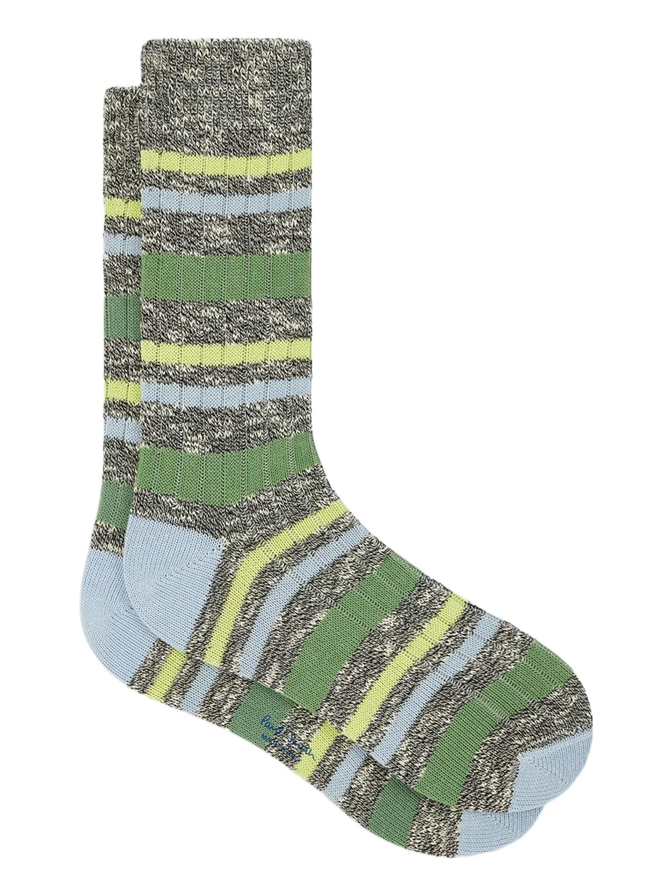 Paul Smith Men's Odin Chunky Ribbed Mid-Calf Socks