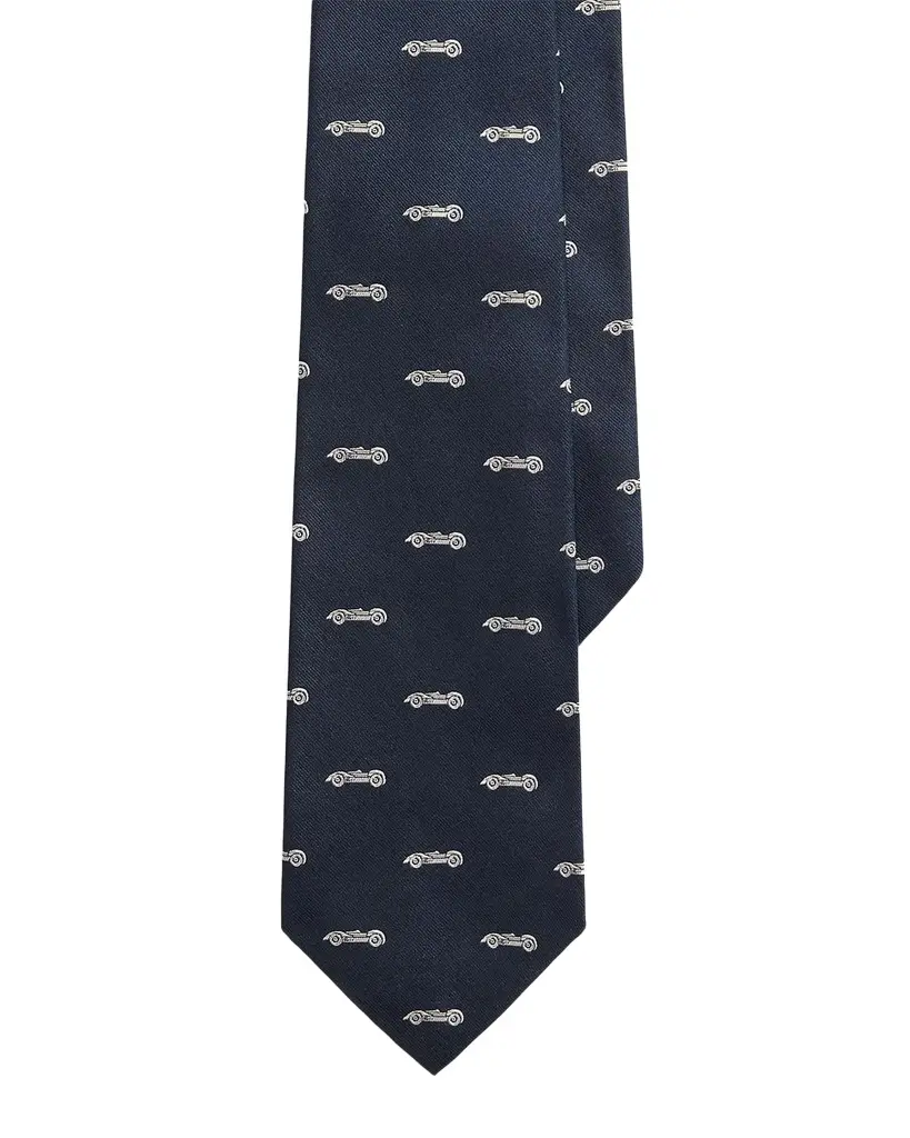 Ralph Lauren Purple Label Men's Automobile-Patterned Silk Tie | Image 1 Ralph Lauren Purple Label Men's Automobile-Patterned Silk Tie | Image 1