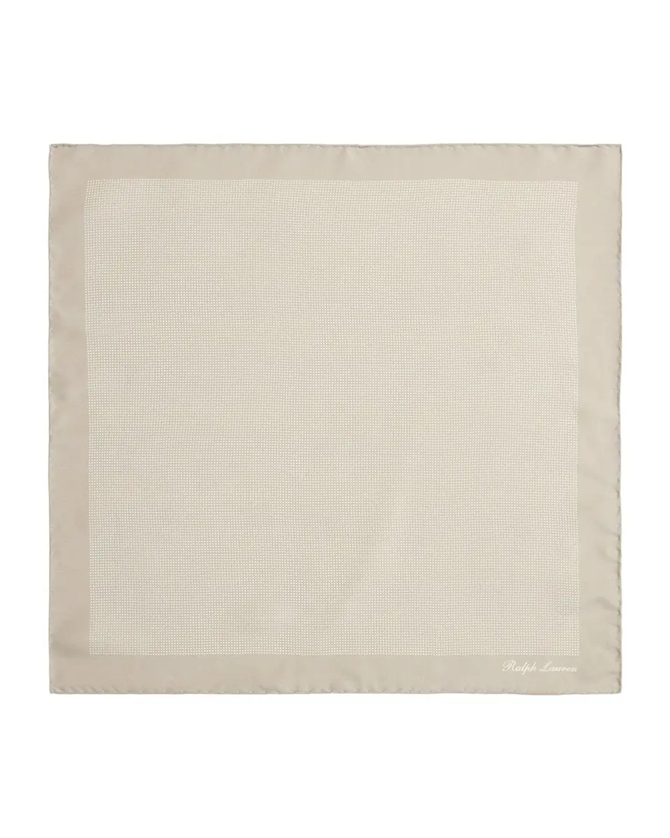 Ralph Lauren Purple Label Men's Pin Dot Silk Pocket Square | Thumbnail 3 Ralph Lauren Purple Label Men's Pin Dot Silk Pocket Square | Thumbnail 3
