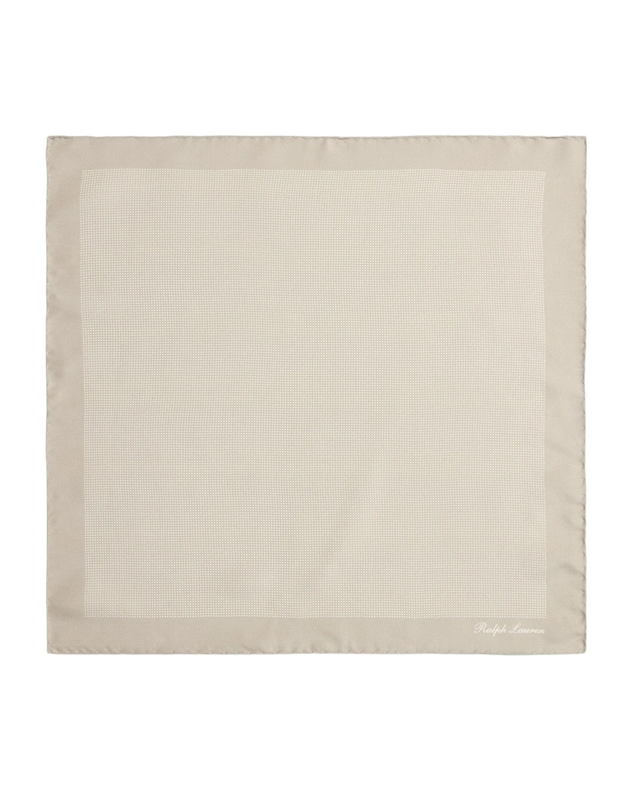 Men's Pin Dot Silk Pocket Square