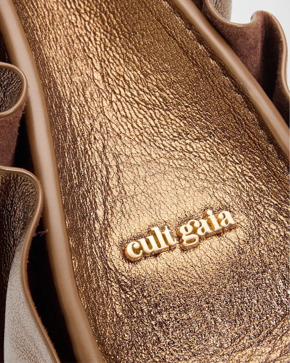 Cult Gaia Nala Mini Metallic Clutch | Thumbnail 4 Cult Gaia Nala Mini Metallic Clutch | Thumbnail 4