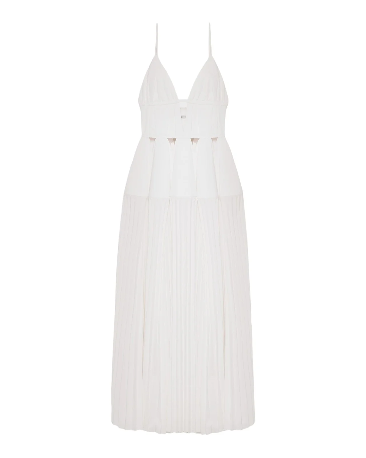 Selene Pleated Cotton Gown Selene Pleated Cotton Gown