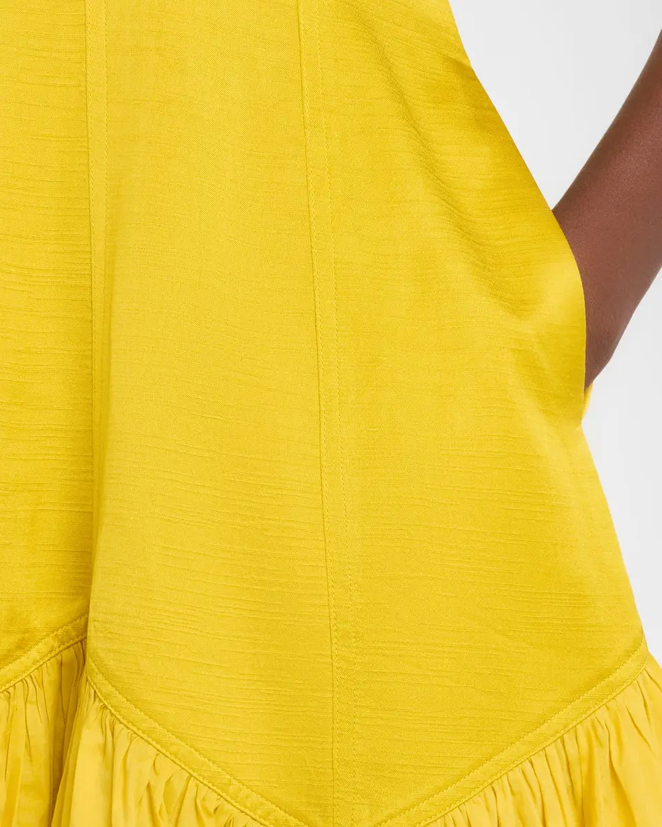 LOVEBIRDS Nira Sleeveless Flounce Cotton Midi Dress | Thumbnail 5 LOVEBIRDS Nira Sleeveless Flounce Cotton Midi Dress | Thumbnail 5