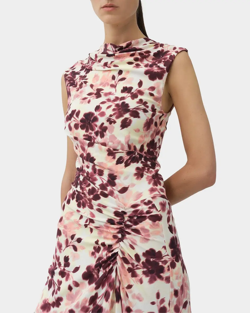Simkhai Acacia Draped Jersey Midi Dress | Thumbnail 5 Simkhai Acacia Draped Jersey Midi Dress | Thumbnail 5