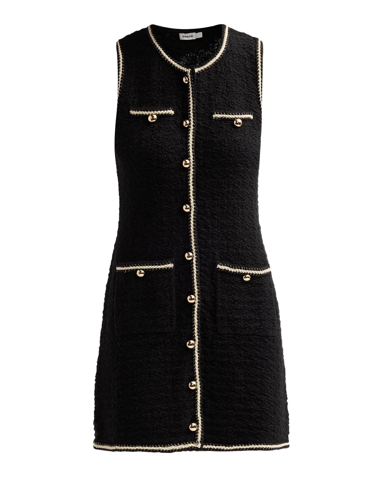 Kerris Rib-Knit Sheath Mini Dress Kerris Rib-Knit Sheath Mini Dress