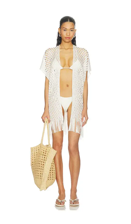 Luli Fama Caught Up Short Caftan | Thumbnail 2 Luli Fama Caught Up Short Caftan | Thumbnail 2