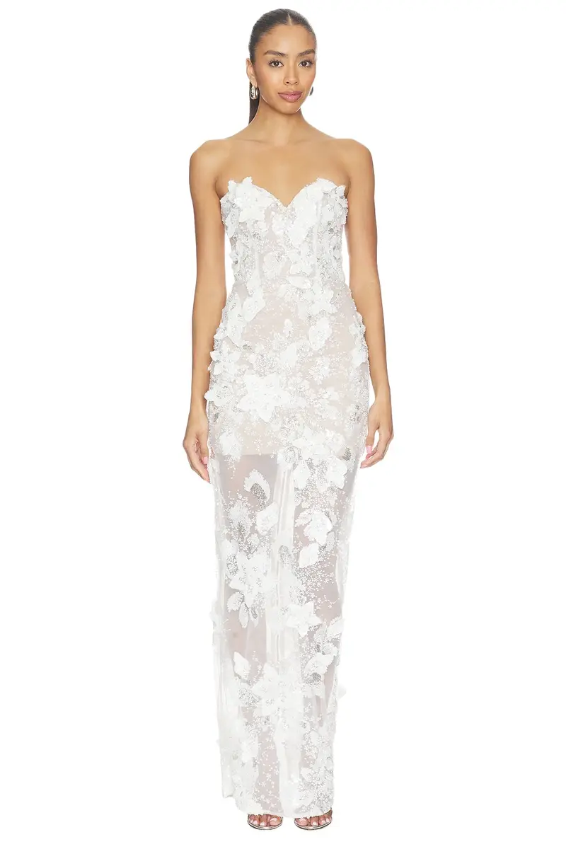Dahlia Bridal Strapless Maxi Dress Dahlia Bridal Strapless Maxi Dress