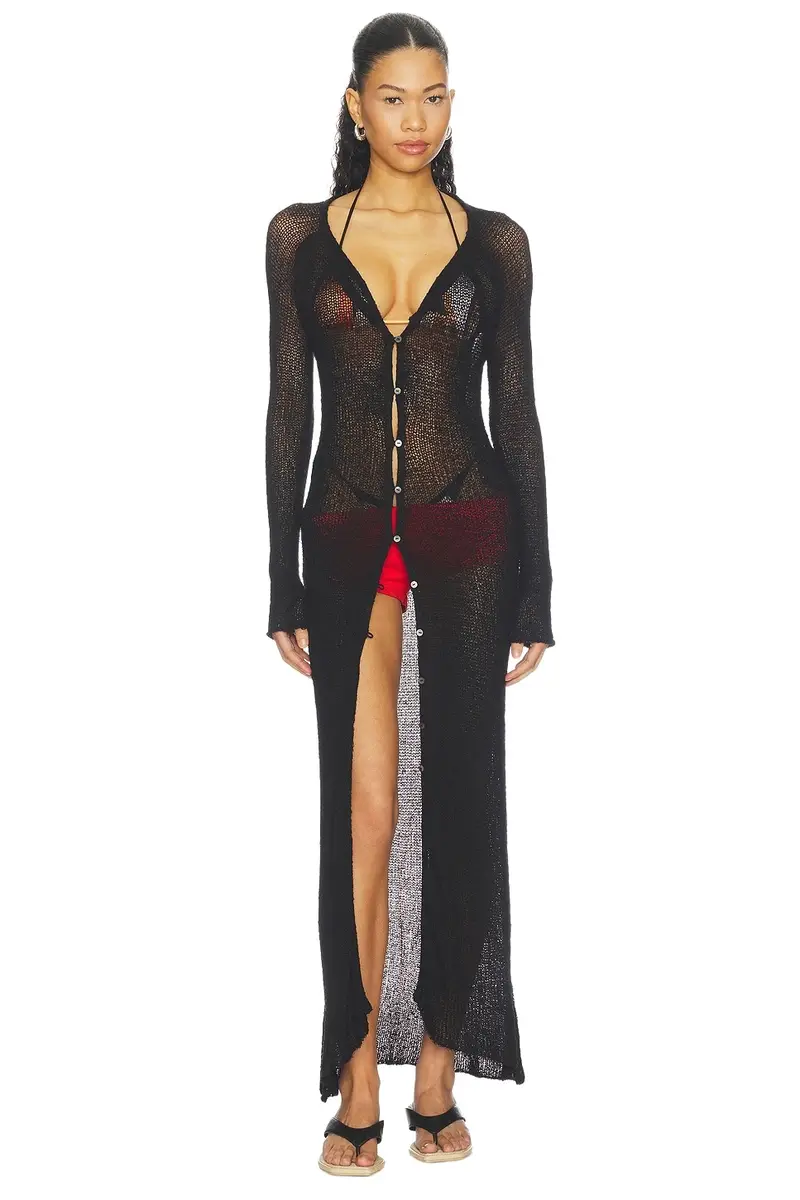 Jolene Button Front Duster Jolene Button Front Duster