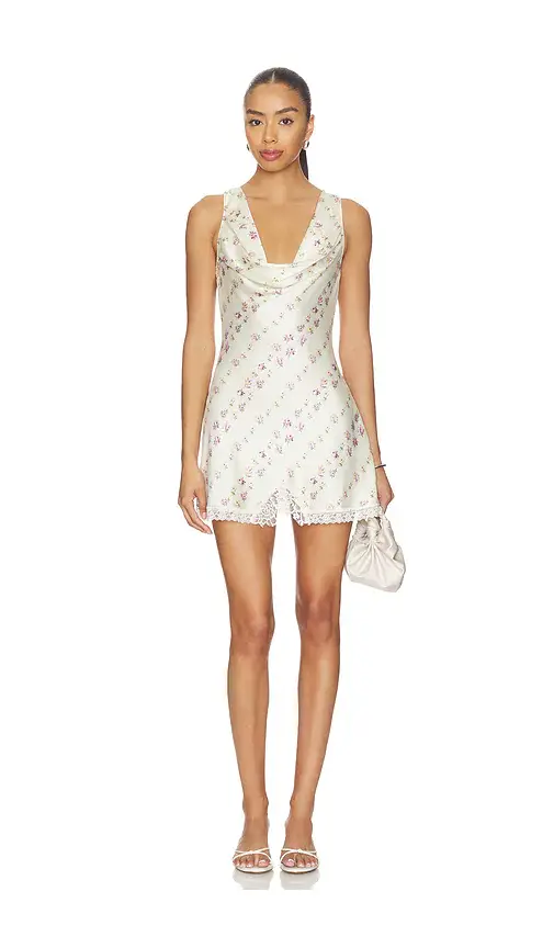 Frankies Bikinis Chloe Silk Mini Dress | Image 1 Frankies Bikinis Chloe Silk Mini Dress | Image 1