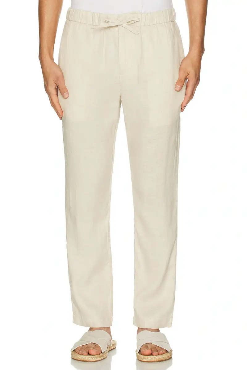 Frescobol Carioca Oscar Linen Chino Pant | Thumbnail 3