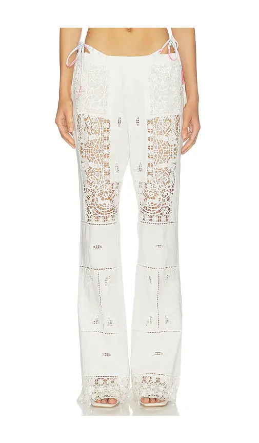 LoveShackFancy Lilo Pant | Image 1 LoveShackFancy Lilo Pant | Image 1