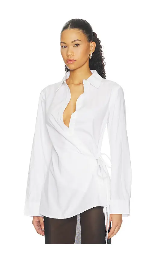 DL1961 Agnes Wrap Top | Thumbnail 2