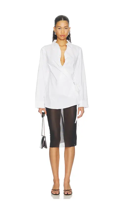 DL1961 Agnes Wrap Top | Thumbnail 4