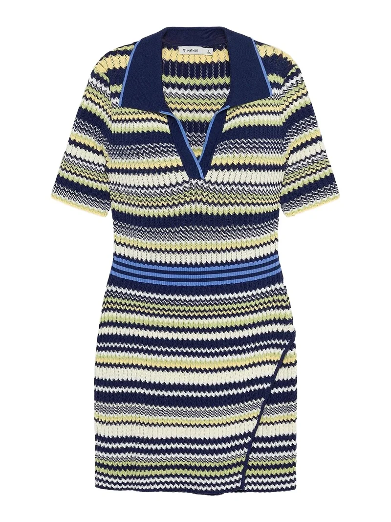 Women's Lira Chevron Polo Wrap Mini Dress Women's Lira Chevron Polo Wrap Mini Dress