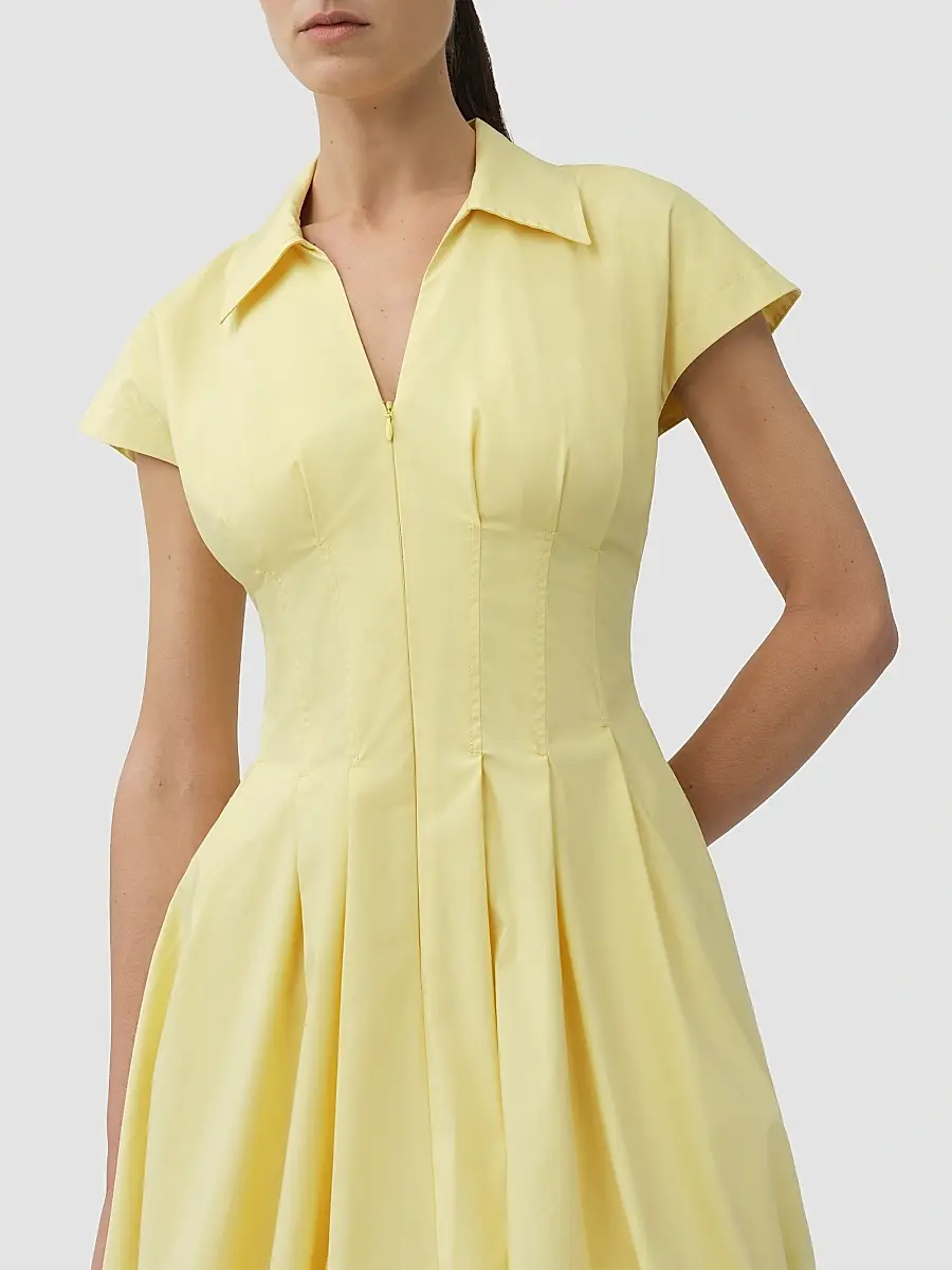 Simkhai Women's Lirinne Bubble-Hem Mini Dress | Thumbnail 4