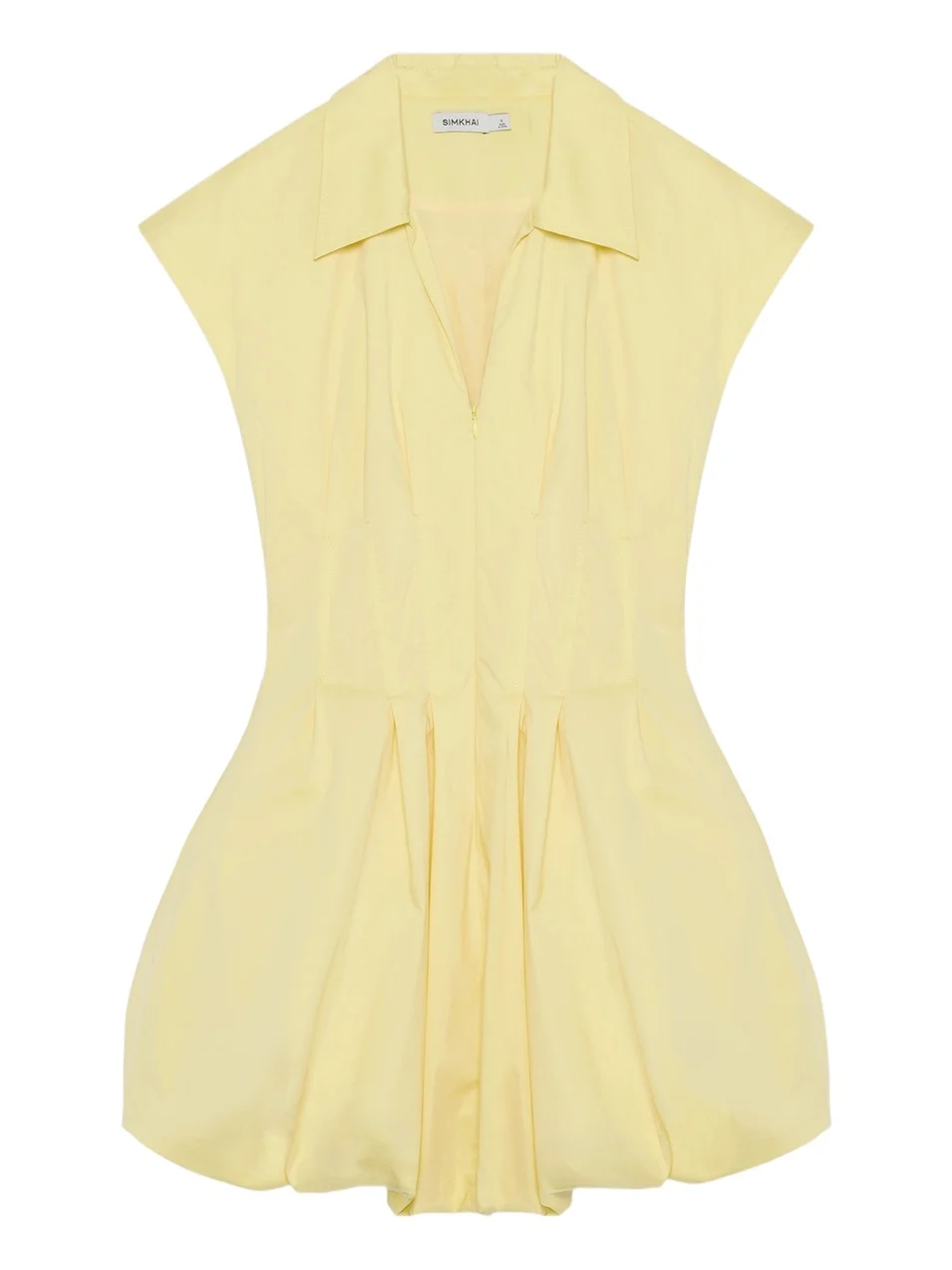 Simkhai Women's Lirinne Bubble-Hem Mini Dress