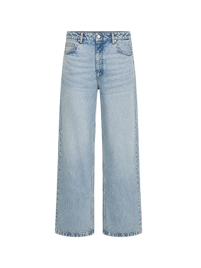SEROYA Women's Keria Baggy Low-Rise Jeans - Coastline | Image 1 SEROYA Women's Keria Baggy Low-Rise Jeans - Coastline | Image 1