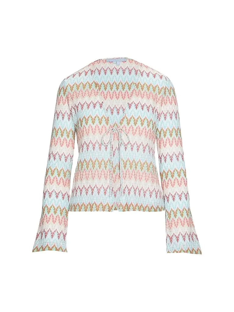 Hill House Home Women's The Delia Top - White Multi | Image 1 Hill House Home Women's The Delia Top - White Multi | Image 1
