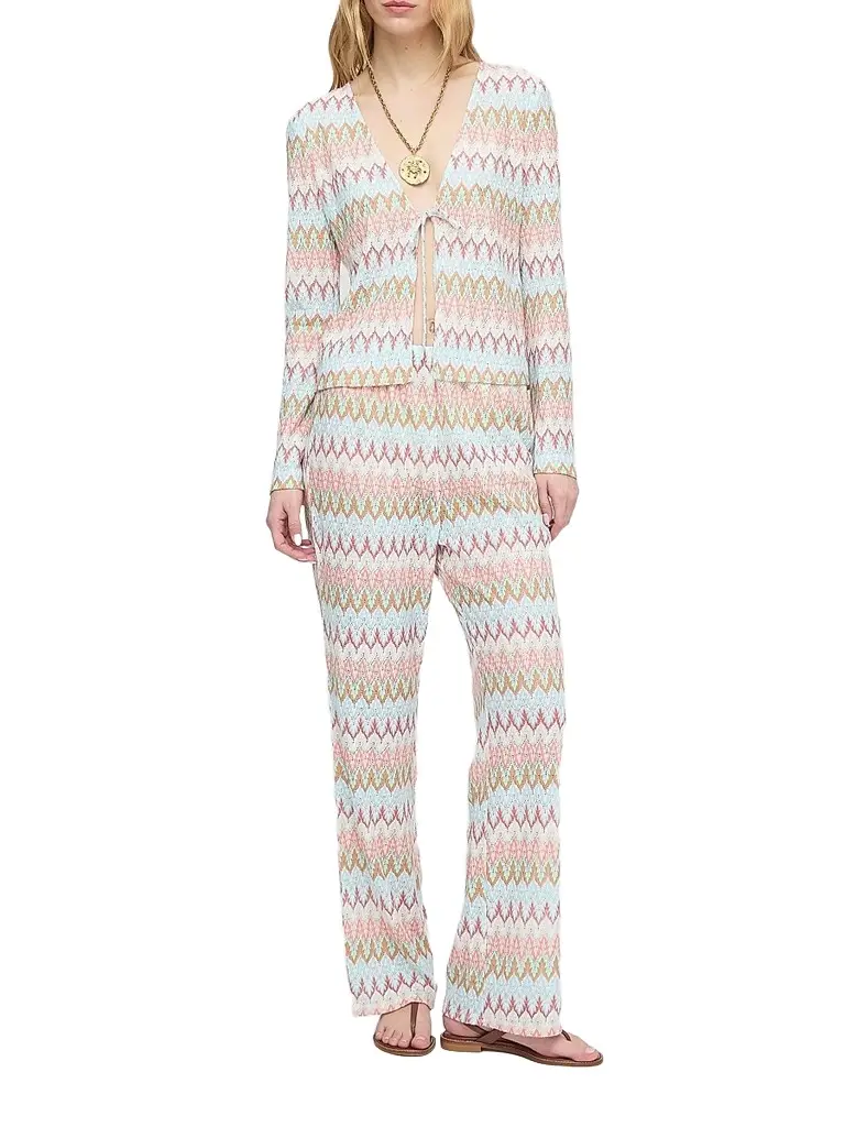 Hill House Home Women's The Alden Pants - White Multi | Image 1 Hill House Home Women's The Alden Pants - White Multi | Image 1