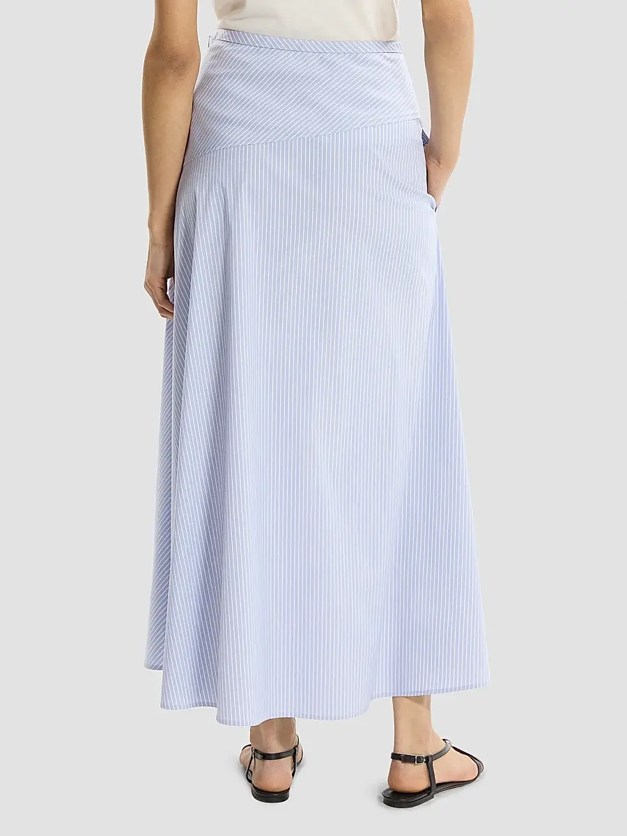 Theory Women's Striped Cotton-Blend Maxi Skirt | Thumbnail 3 Theory Women's Striped Cotton-Blend Maxi Skirt | Thumbnail 3