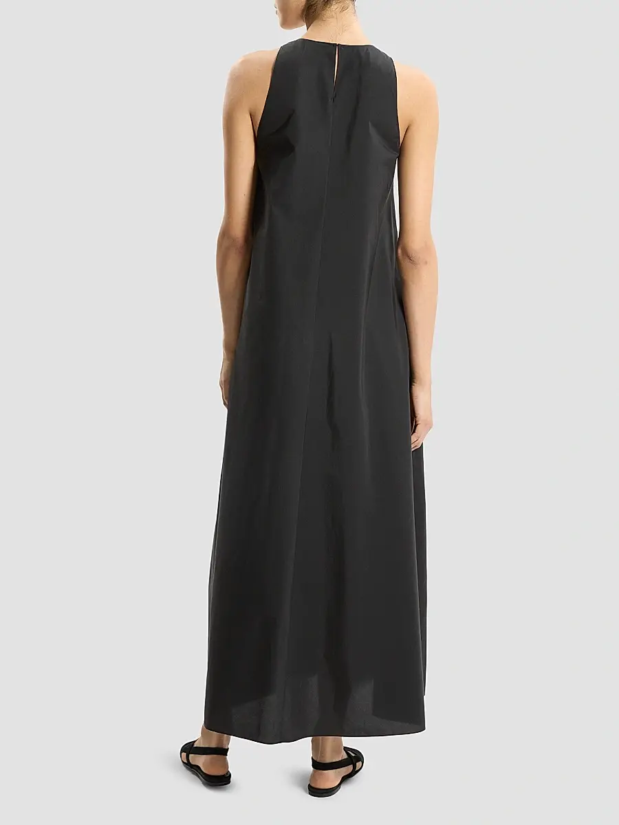 Theory Women's Scoopneck Cotton-Blend A-Line Maxi Dress | Thumbnail 3 Theory Women's Scoopneck Cotton-Blend A-Line Maxi Dress | Thumbnail 3
