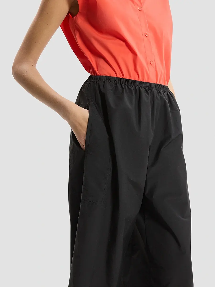 Theory Women's Cotton-Blend Wide-Leg Crop Pants | Thumbnail 5 Theory Women's Cotton-Blend Wide-Leg Crop Pants | Thumbnail 5