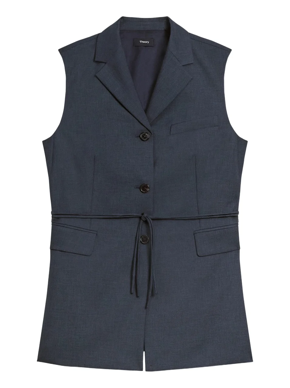 Theory Women's Twill Notch Lapel Vest