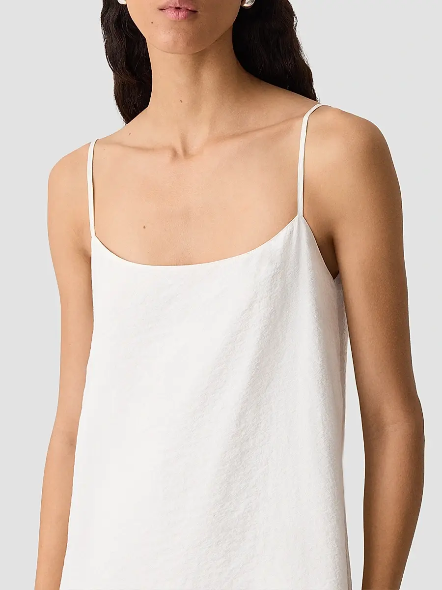 Theory Women's Textured Silk-Blend Midi Slipdress | Thumbnail 4 Theory Women's Textured Silk-Blend Midi Slipdress | Thumbnail 4
