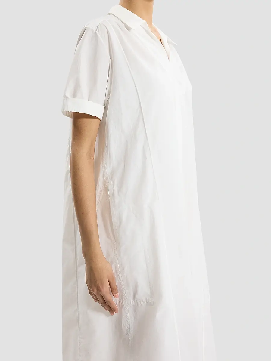 Theory Women's Cotton-Blend Shift Maxi Dress | Thumbnail 4 Theory Women's Cotton-Blend Shift Maxi Dress | Thumbnail 4