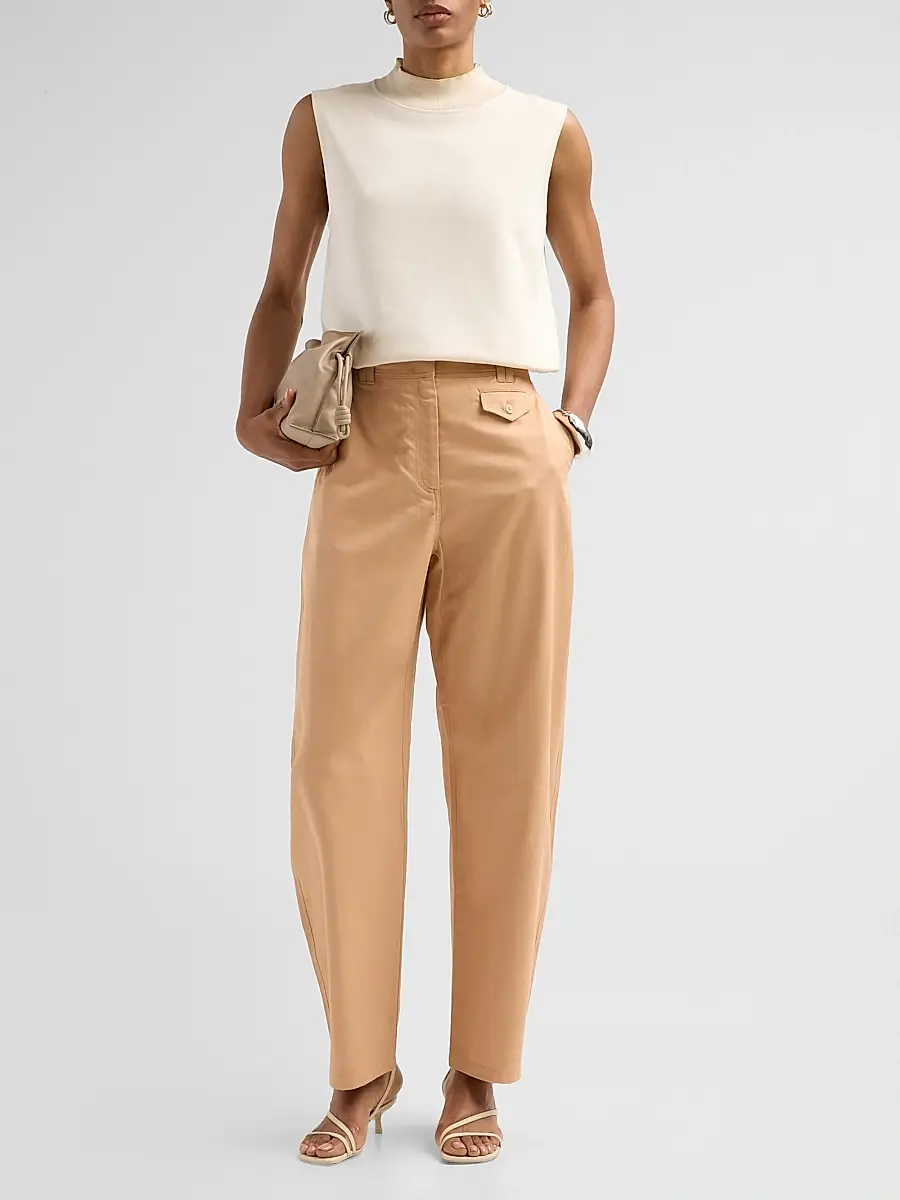 Ulla Johnson Women's Laure Barrel-Leg Trousers | Thumbnail 2 Ulla Johnson Women's Laure Barrel-Leg Trousers | Thumbnail 2