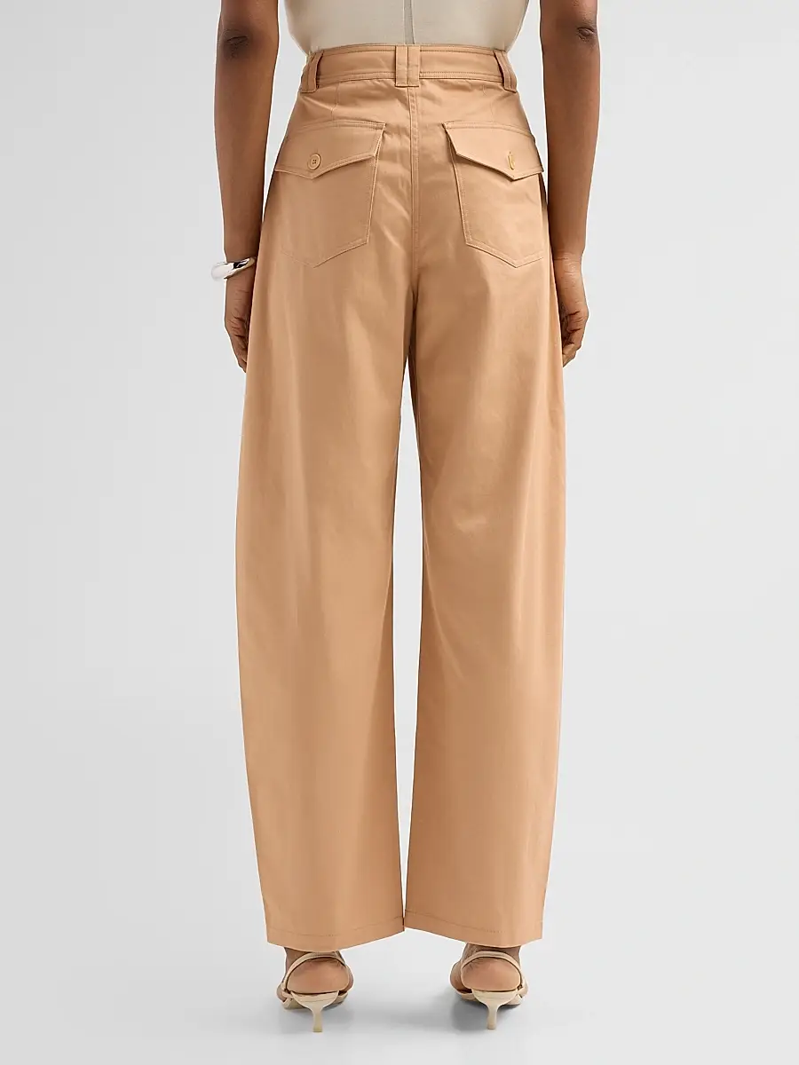 Ulla Johnson Women's Laure Barrel-Leg Trousers | Thumbnail 3 Ulla Johnson Women's Laure Barrel-Leg Trousers | Thumbnail 3
