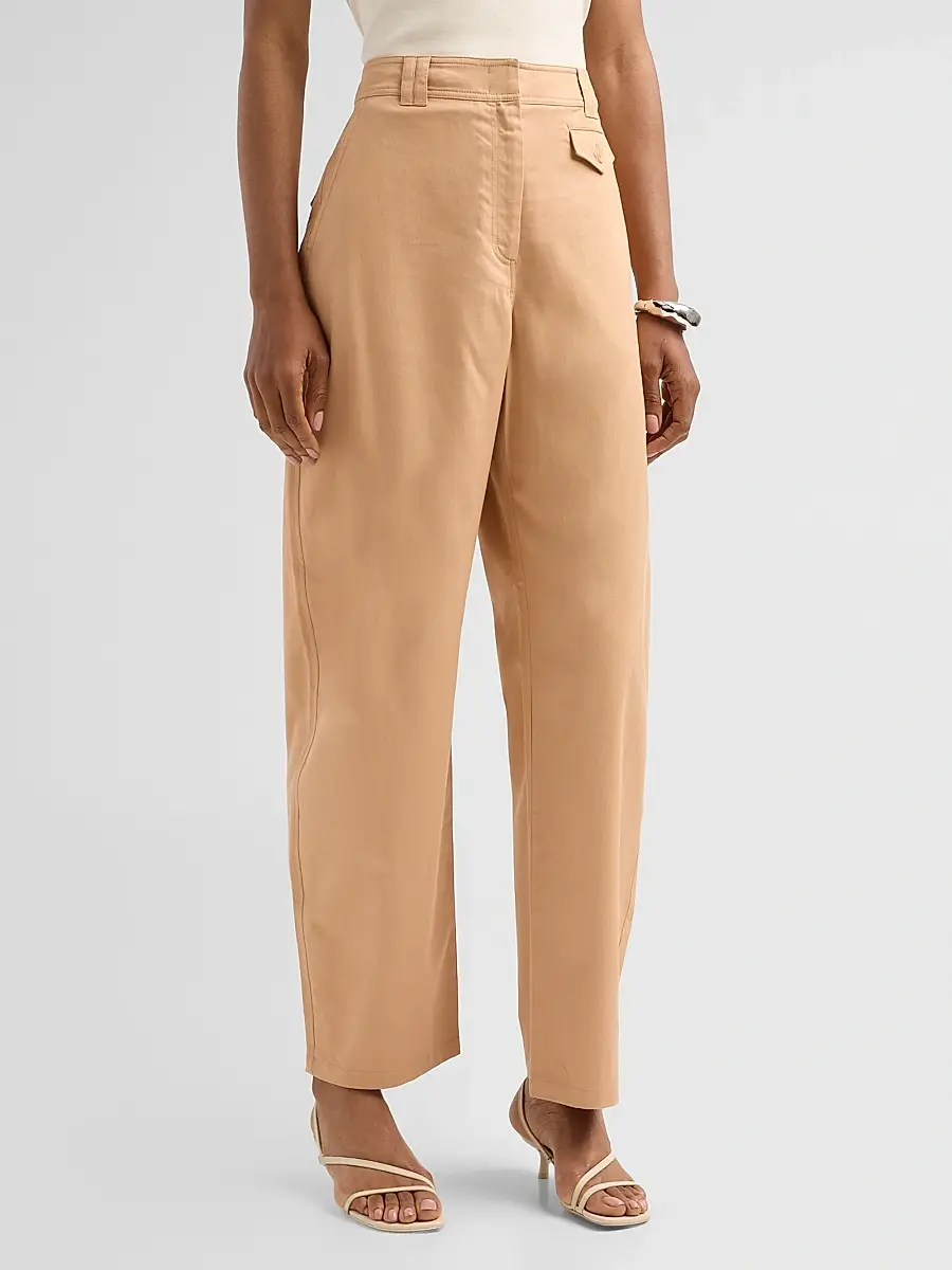 Ulla Johnson Women's Laure Barrel-Leg Trousers | Thumbnail 4 Ulla Johnson Women's Laure Barrel-Leg Trousers | Thumbnail 4