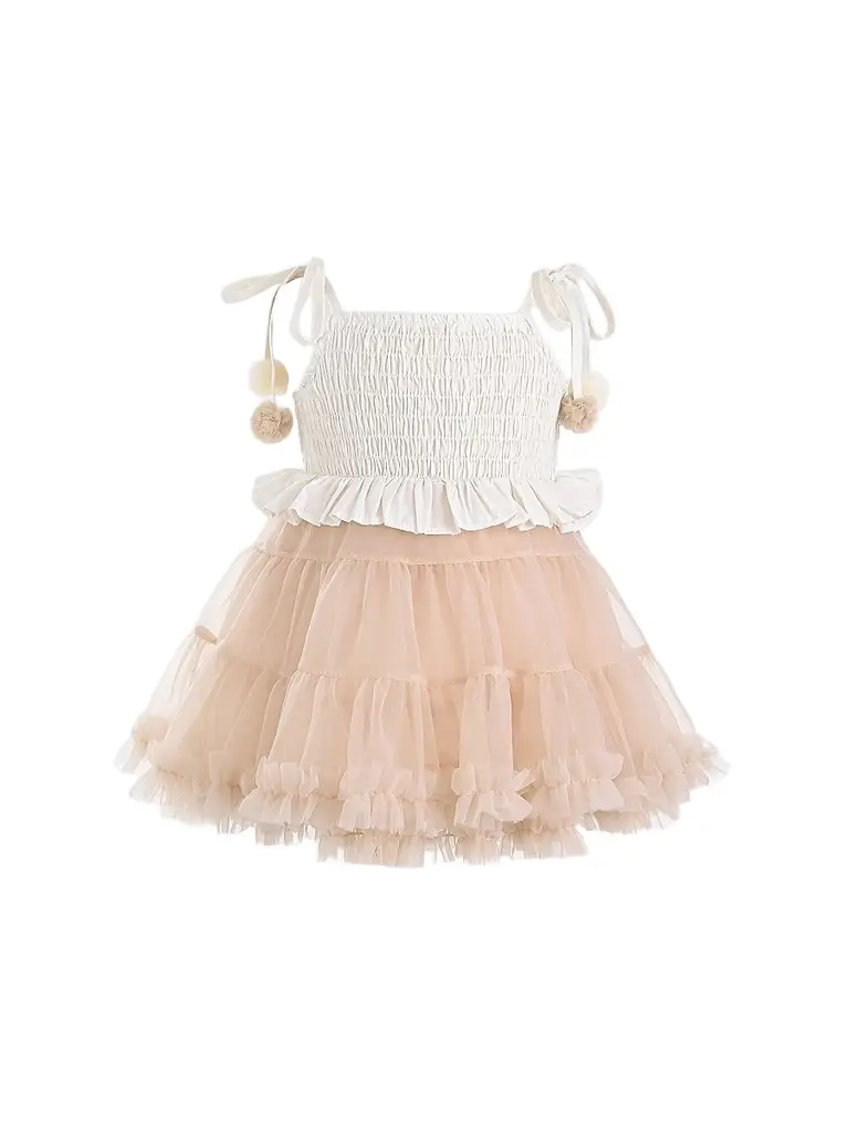 Mimi Tutu Baby Girl's & Little Girl's Nerina Dress - Beige 36 Months | Image 1 Mimi Tutu Baby Girl's & Little Girl's Nerina Dress - Beige 36 Months | Image 1