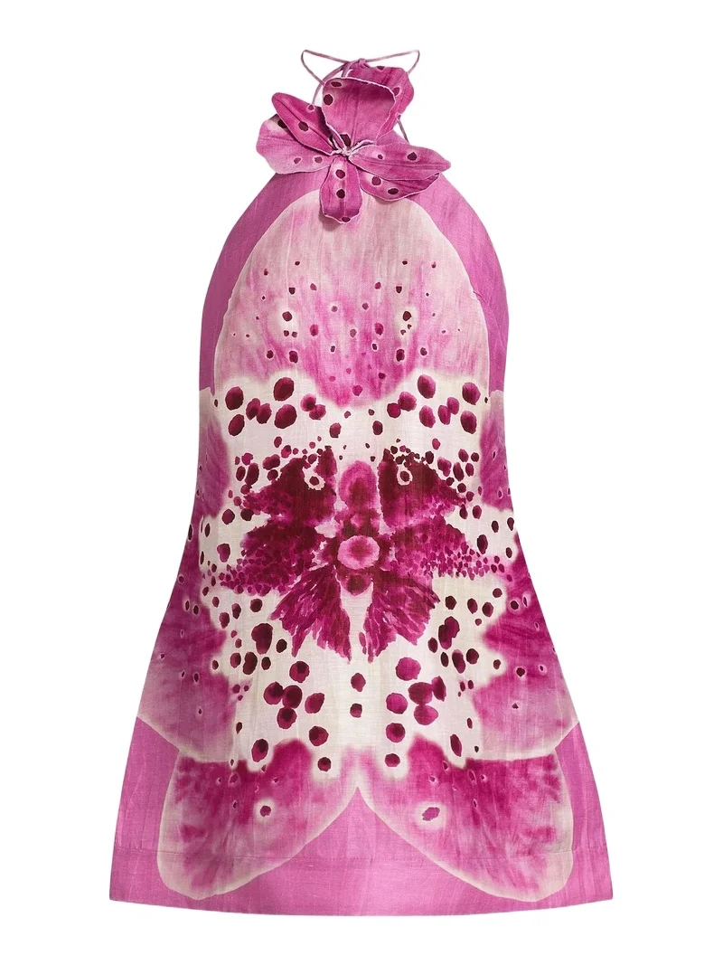 Women's Everlee Orchid Print Minidress Women's Everlee Orchid Print Minidress