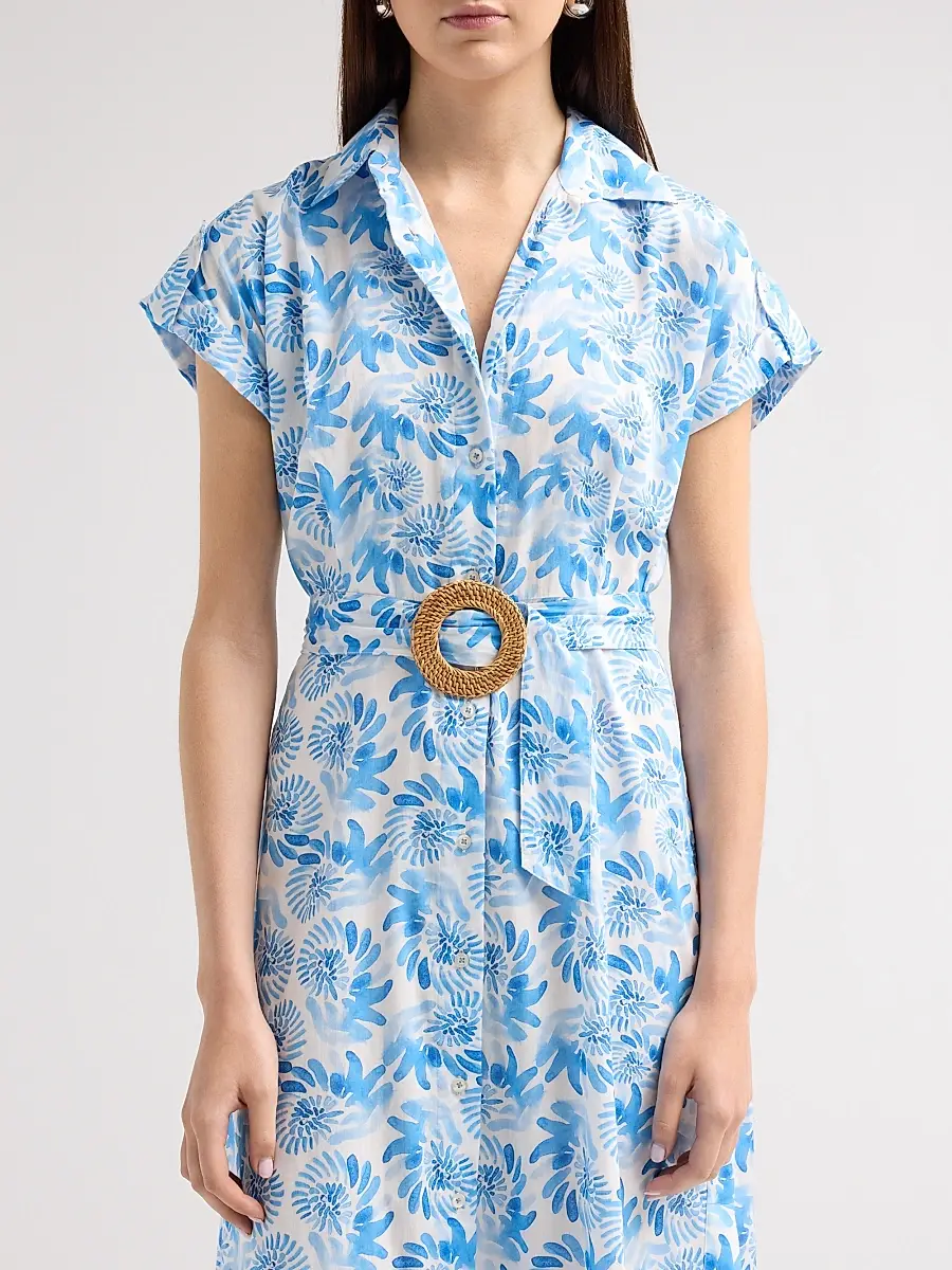 Ro's Garden Women's Catherine Floral Cotton Dress | Thumbnail 5 Ro's Garden Women's Catherine Floral Cotton Dress | Thumbnail 5