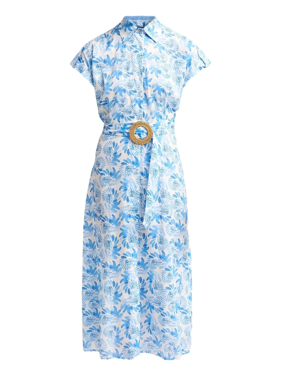Ro's Garden Women's Catherine Floral Cotton Dress