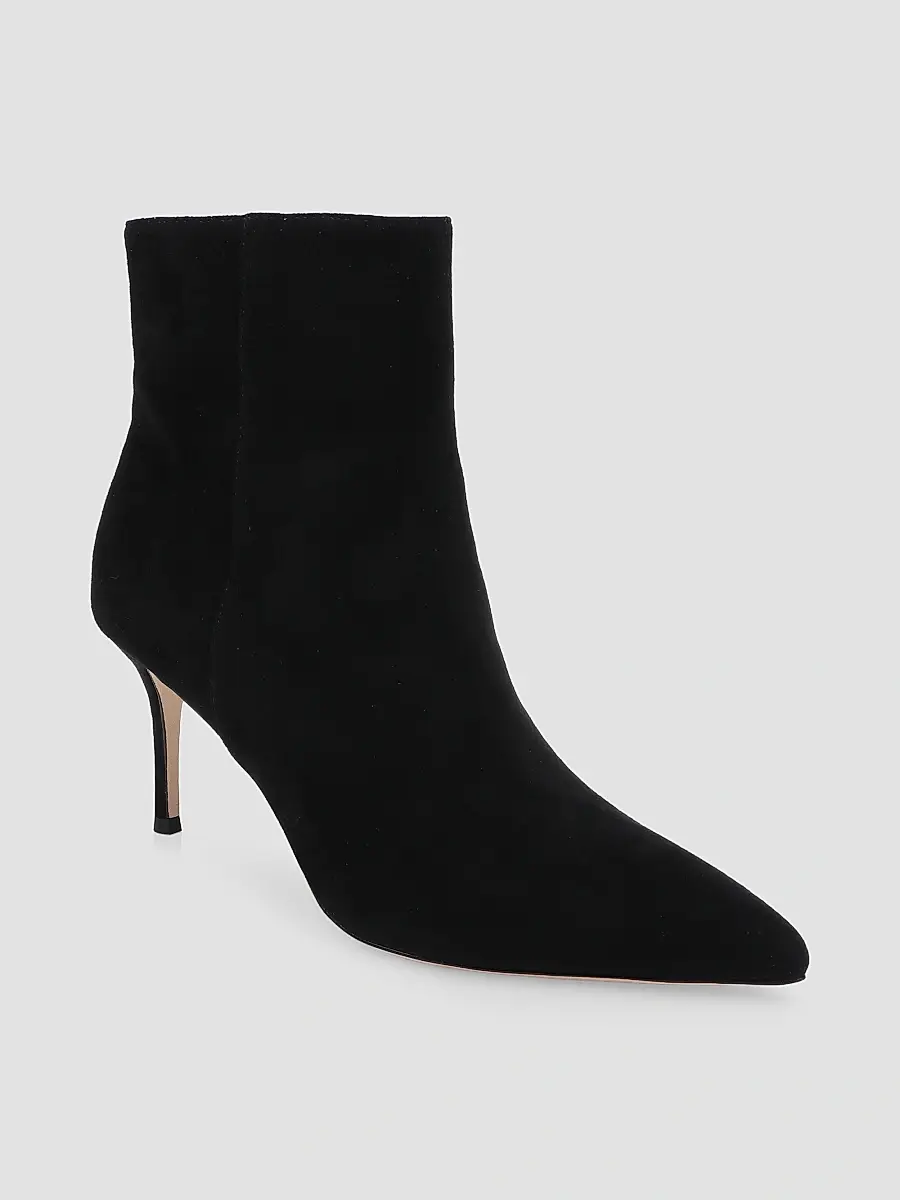 L'Agence Women's Houston 75MM Suede Stiletto Booties | Thumbnail 2 L'Agence Women's Houston 75MM Suede Stiletto Booties | Thumbnail 2