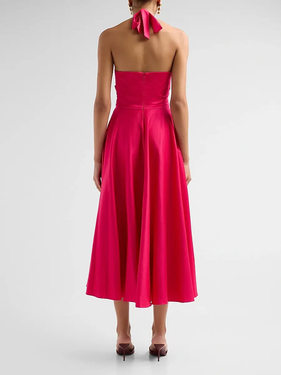 BLACK HALO Women's Noelle Midi Dress | Thumbnail 3 BLACK HALO Women's Noelle Midi Dress | Thumbnail 3